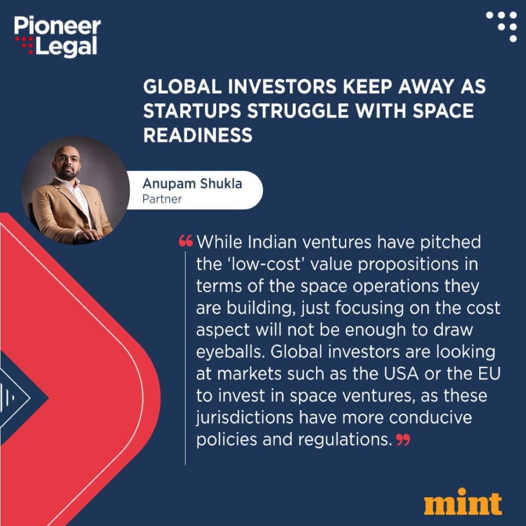 Pioneer Legal - Global Investors Keep Away as Startups Struggle With Space Readiness