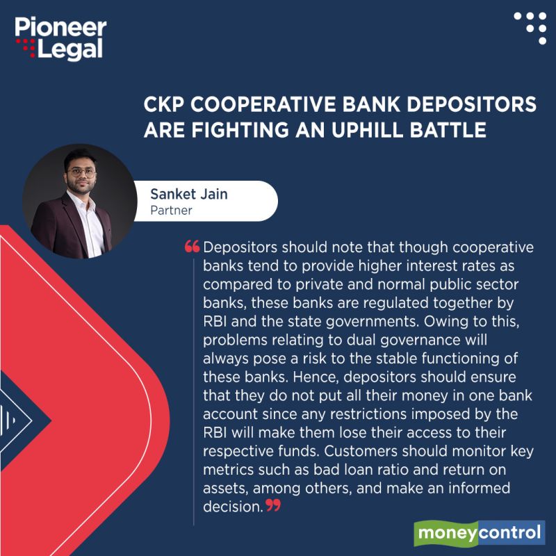 Pioneer Legal - CKP Cooperative Bank Depositors Are Fighting an Uphill Battle