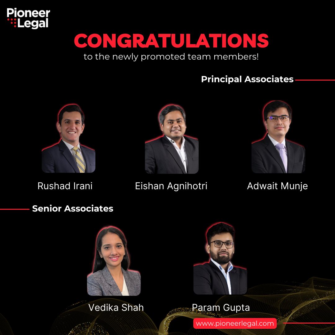 Pioneer Legal - Promotion- Principal Associates & Senior Associates