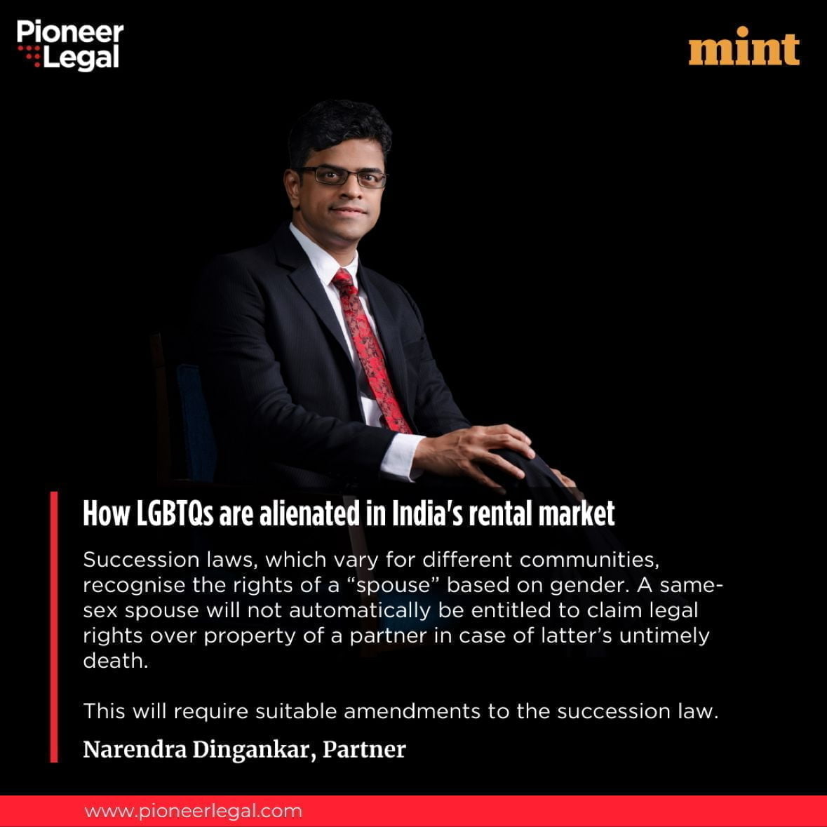 Pioneer Legal - How LGBTQ's are alienated in India's rental market