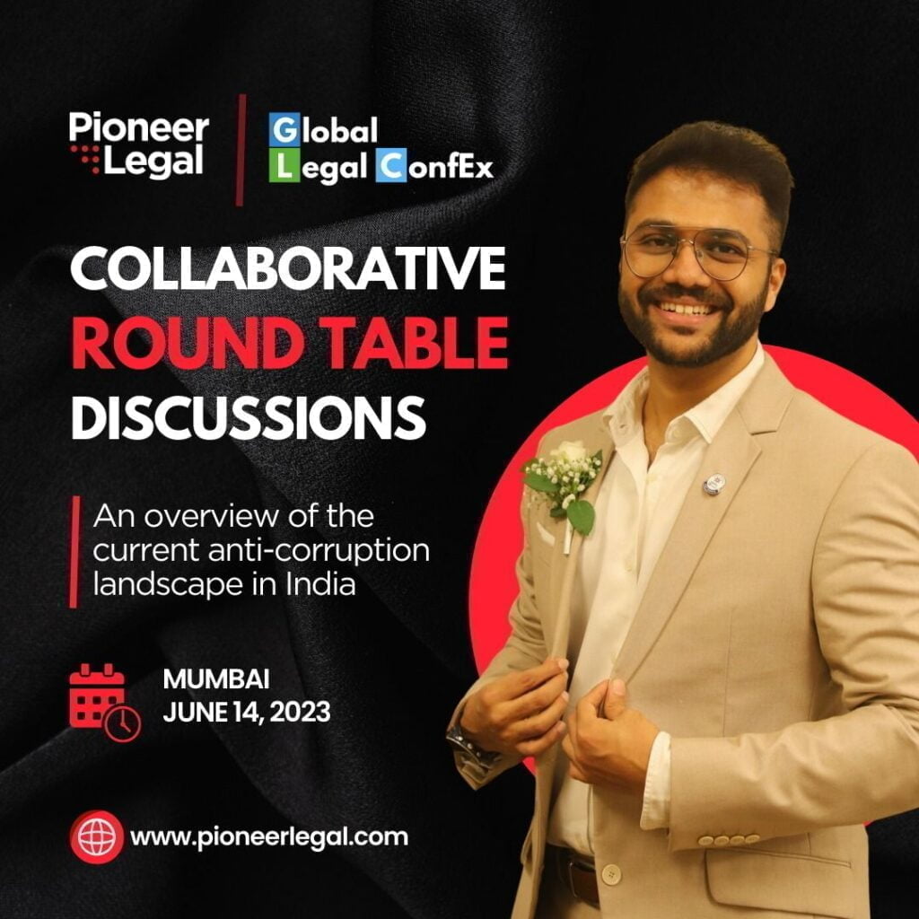 Pioneer Legal - Sanket Jain Keynote speaker at Events 4 Sure's Global Legal ConfEx