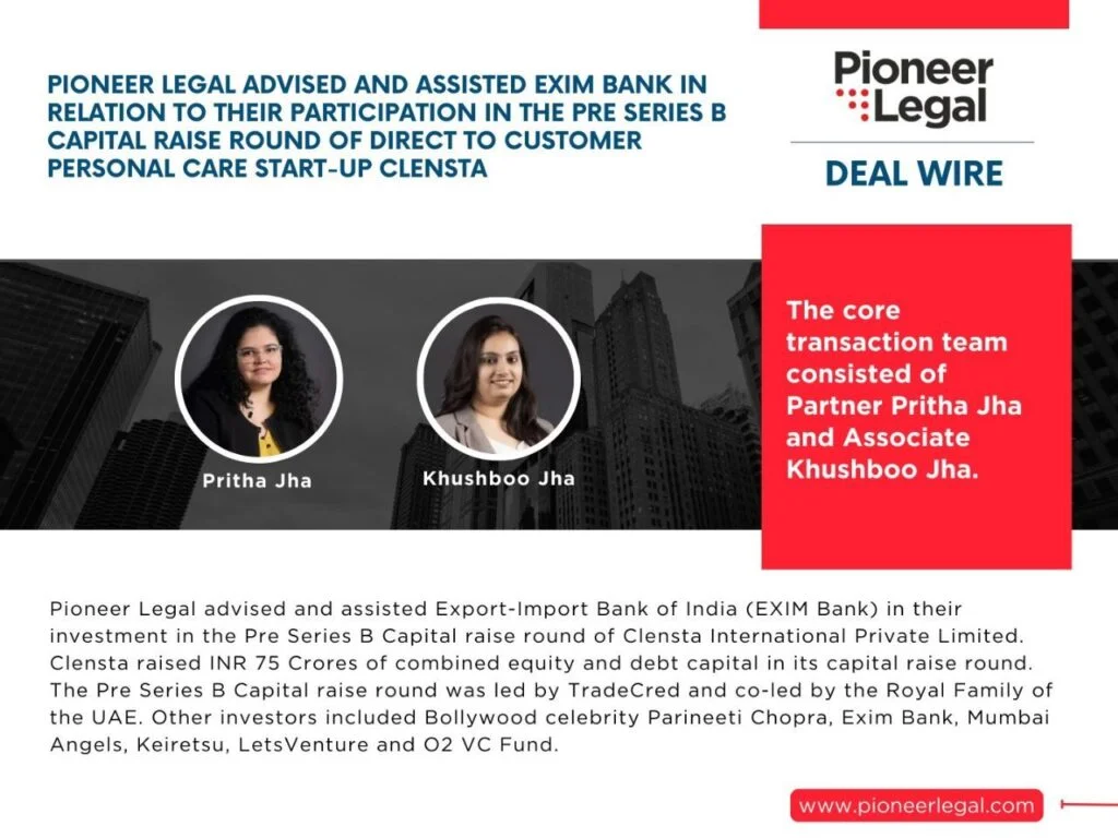 Pioneer Legal - EXIM BANK DEAL