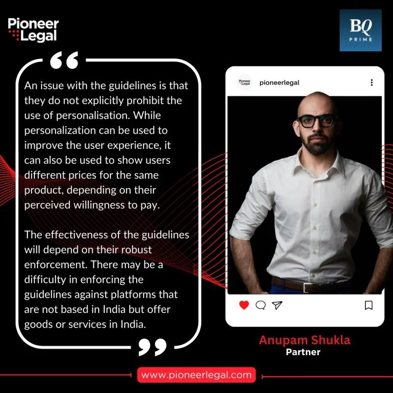 Pioneer Legal - What Are Dark Patterns And How The Government Plans To Curb Them?