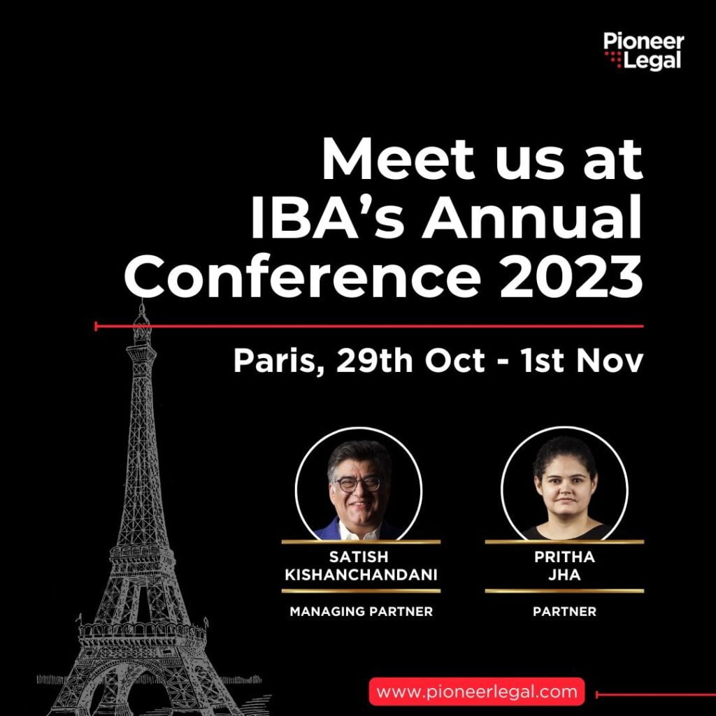 Pioneer Legal - International Bar Association Annual Conference 2023 Paris